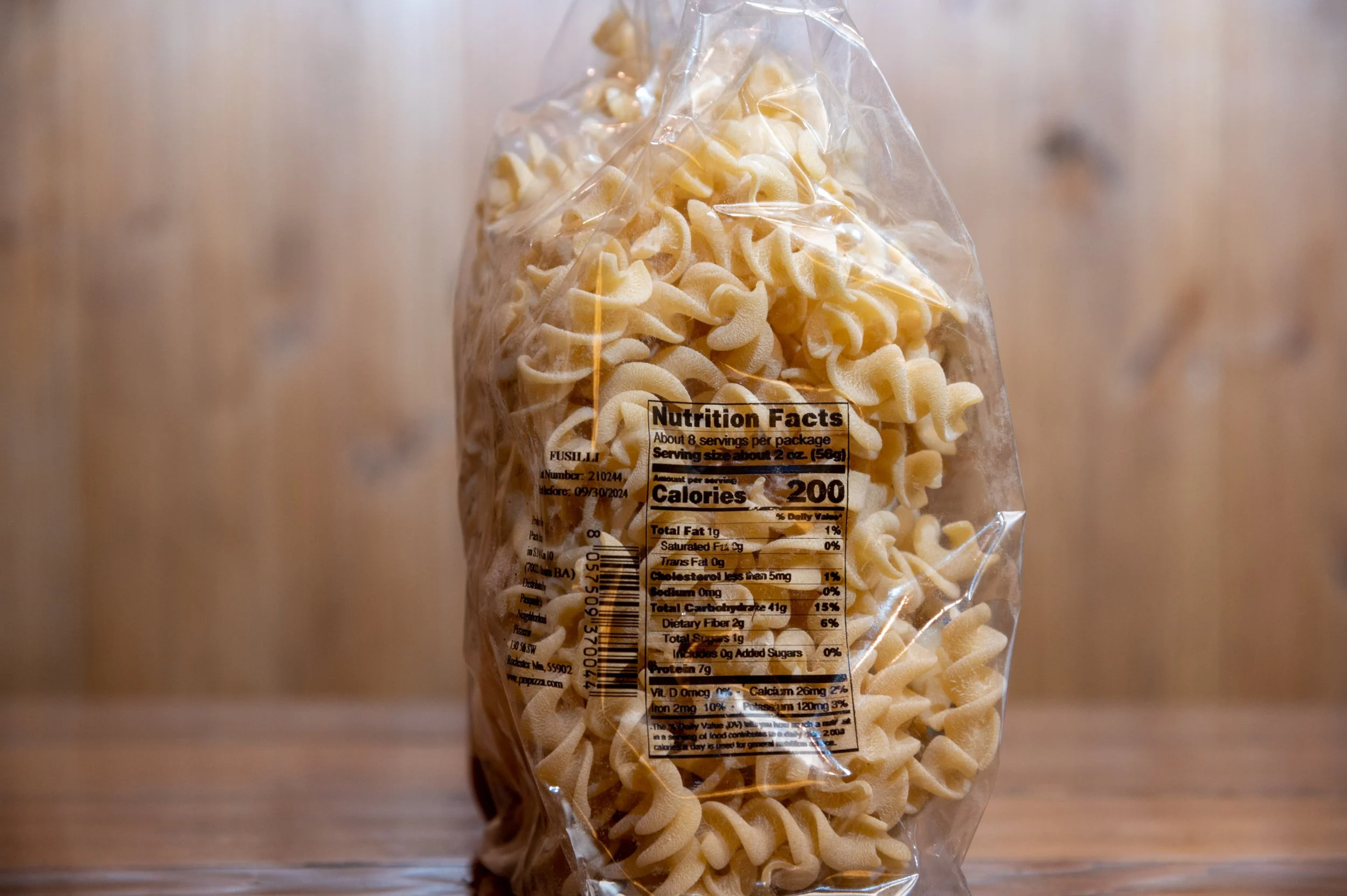 Chef Pasquale's Fusilli Bronze Cut Apulian Pasta 17 oz